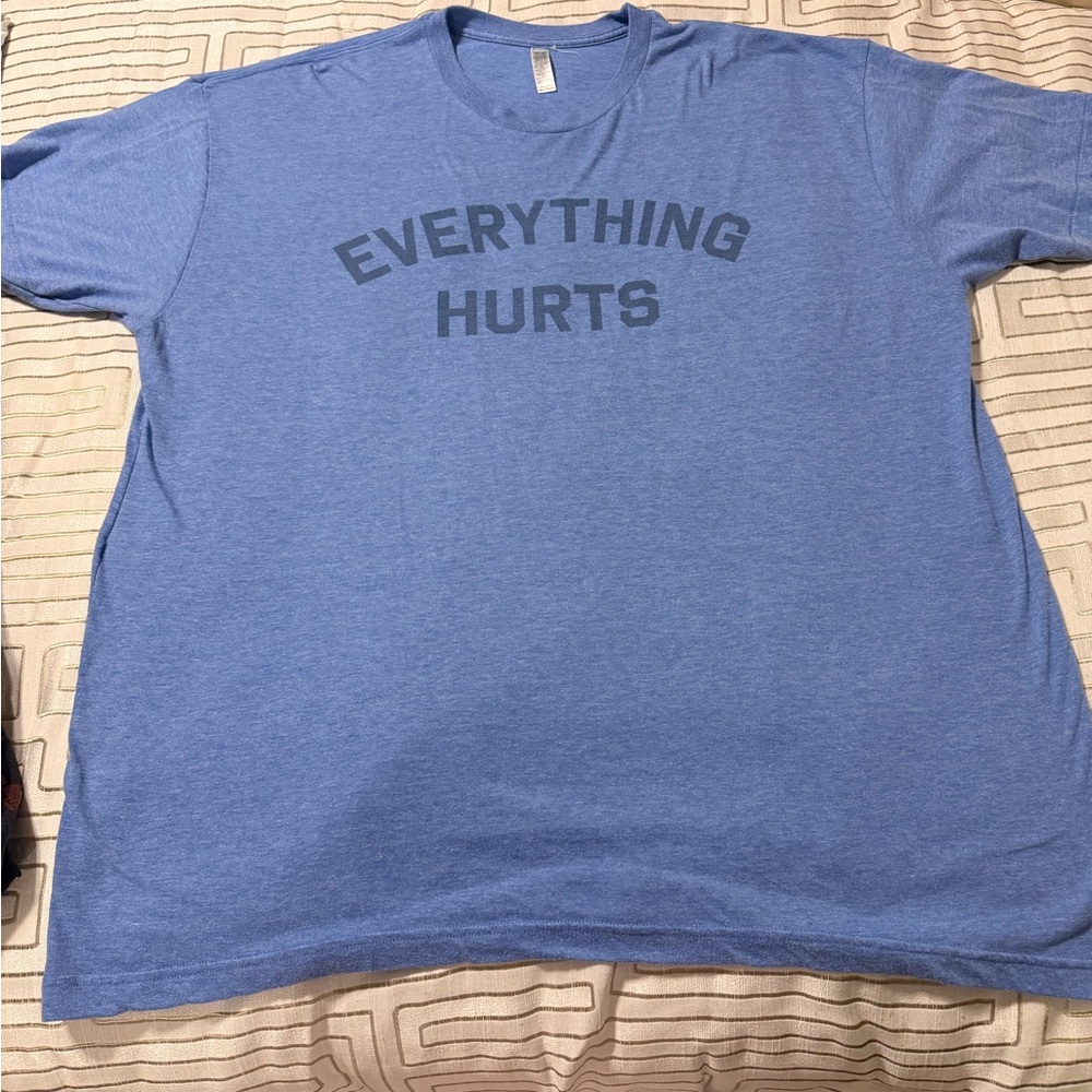 Blue Graphic T-Shirt 2XL